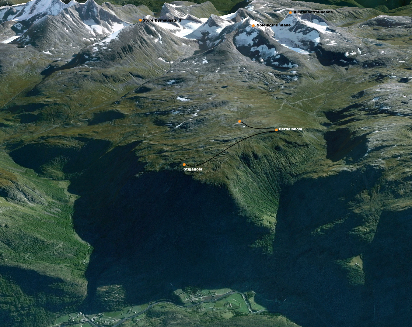 Google Earth Berdalsnosi
