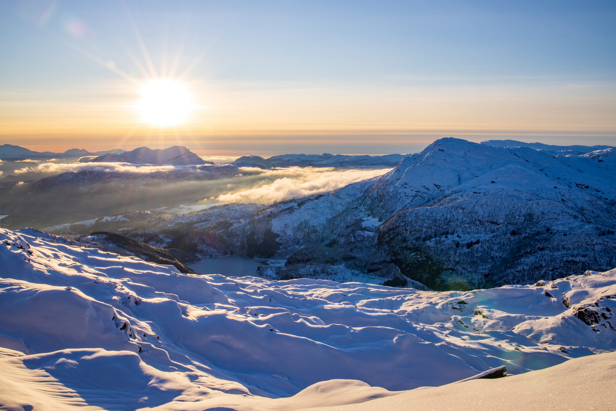 Torefjell sett fra Manfjellet.