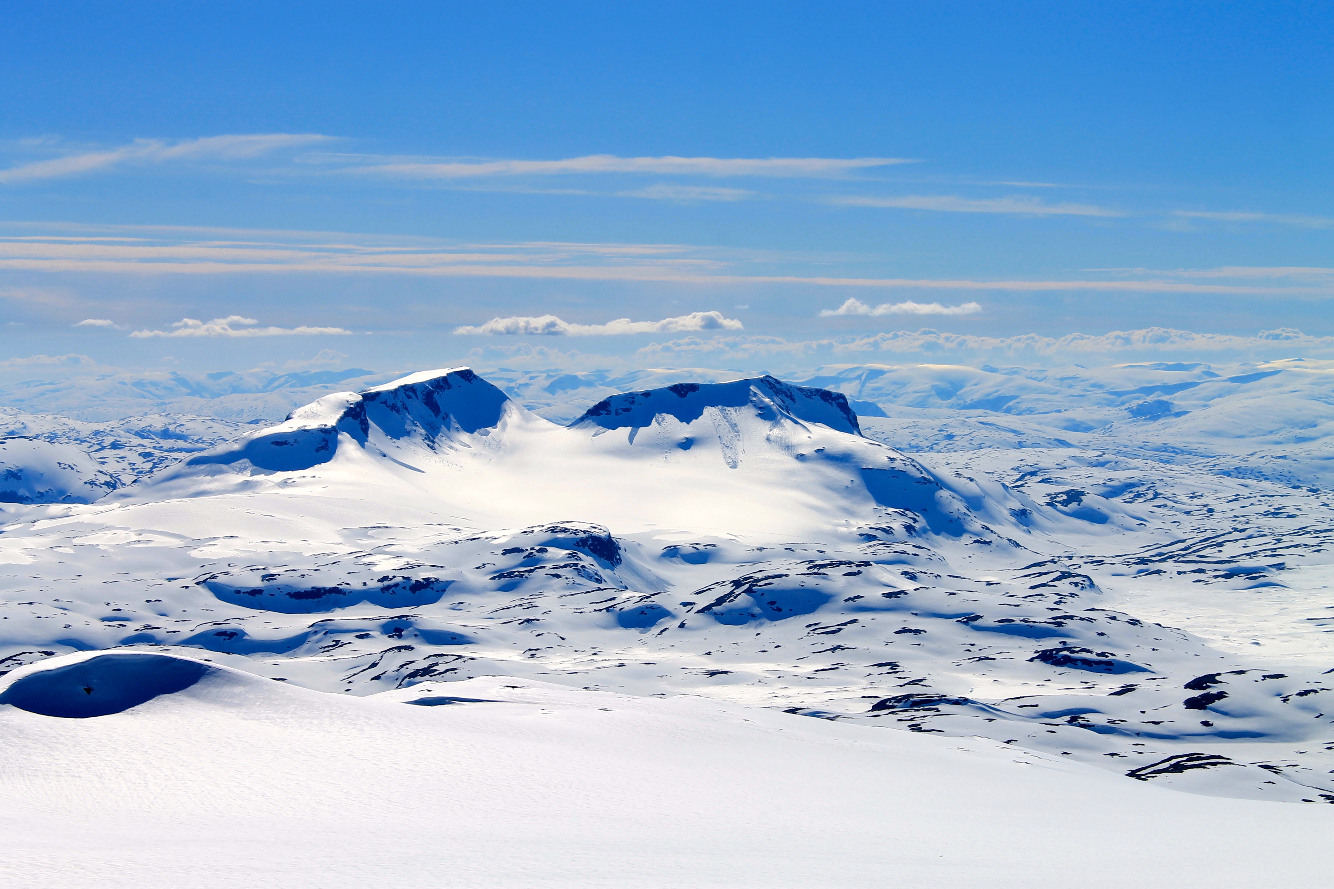 Sognefjellet, Fannaråken og Steindalsnosi.