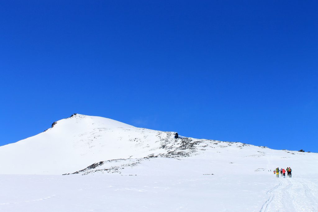 På vei opp mot Svellnose