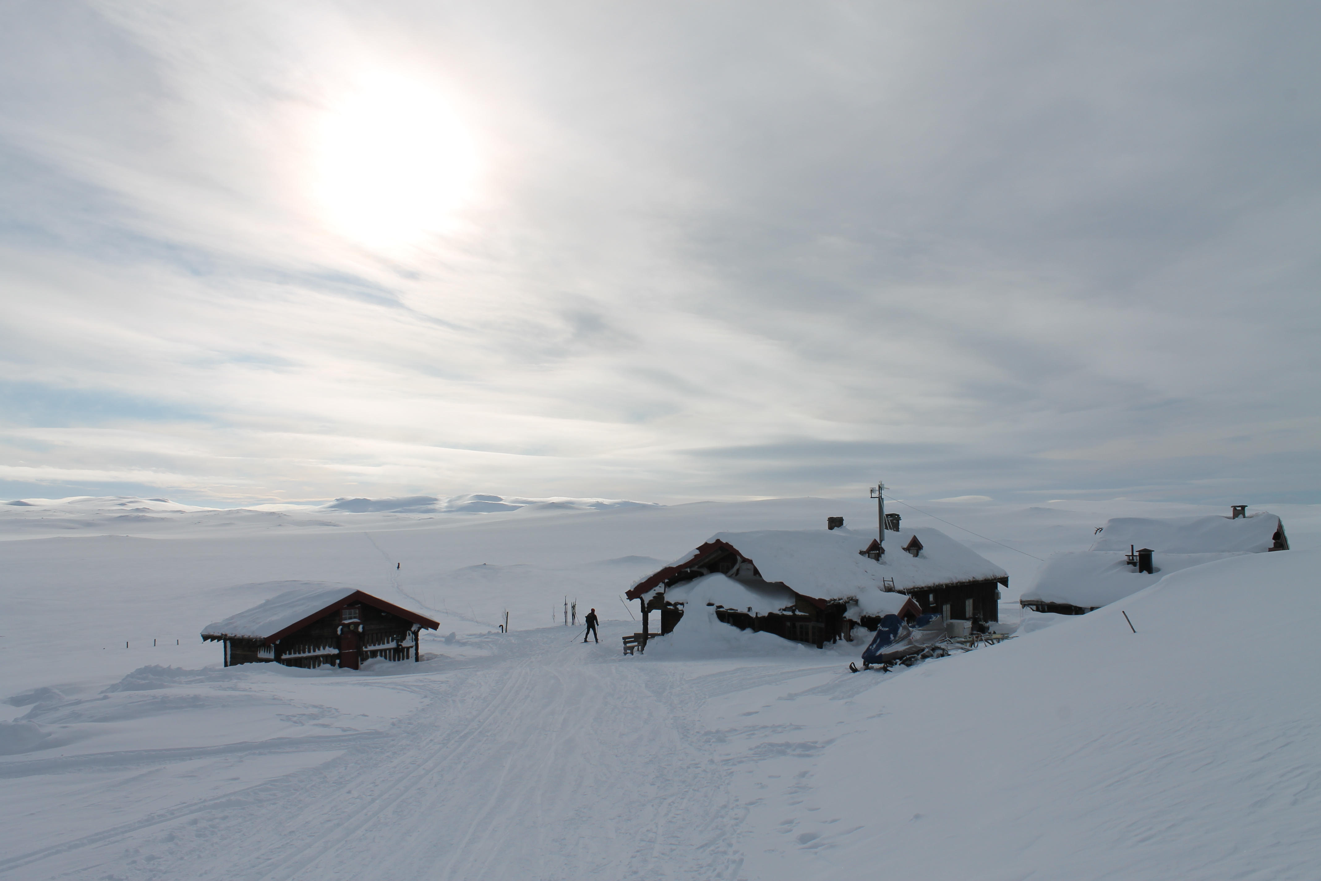 Tuva Turisthytte nord på Hardangervidda.