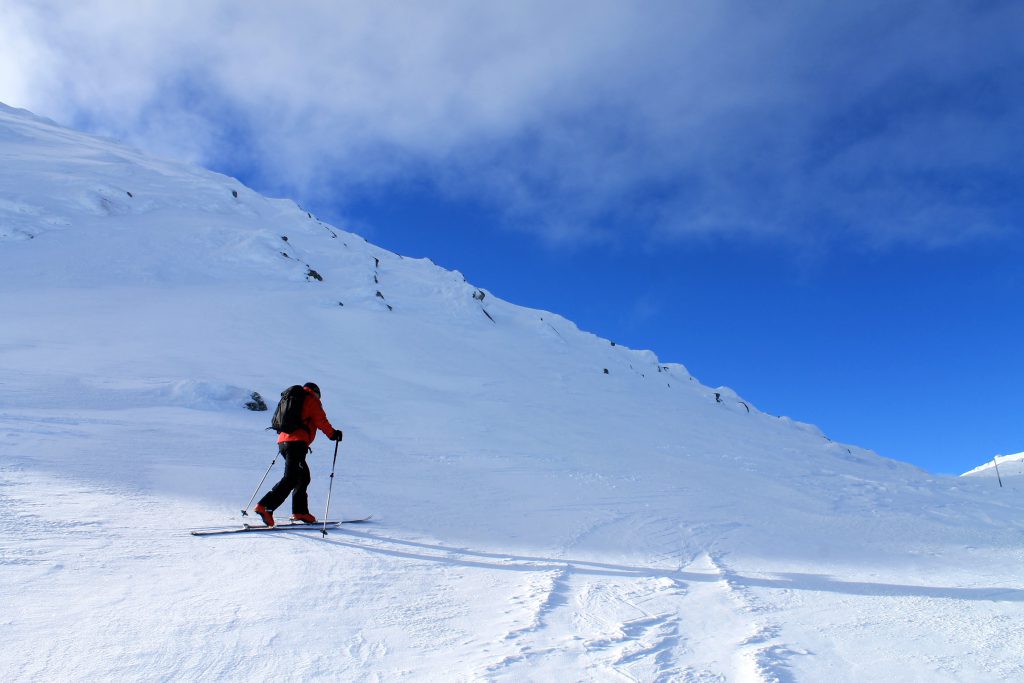 På vei opp mot toppen av Gråfjell.