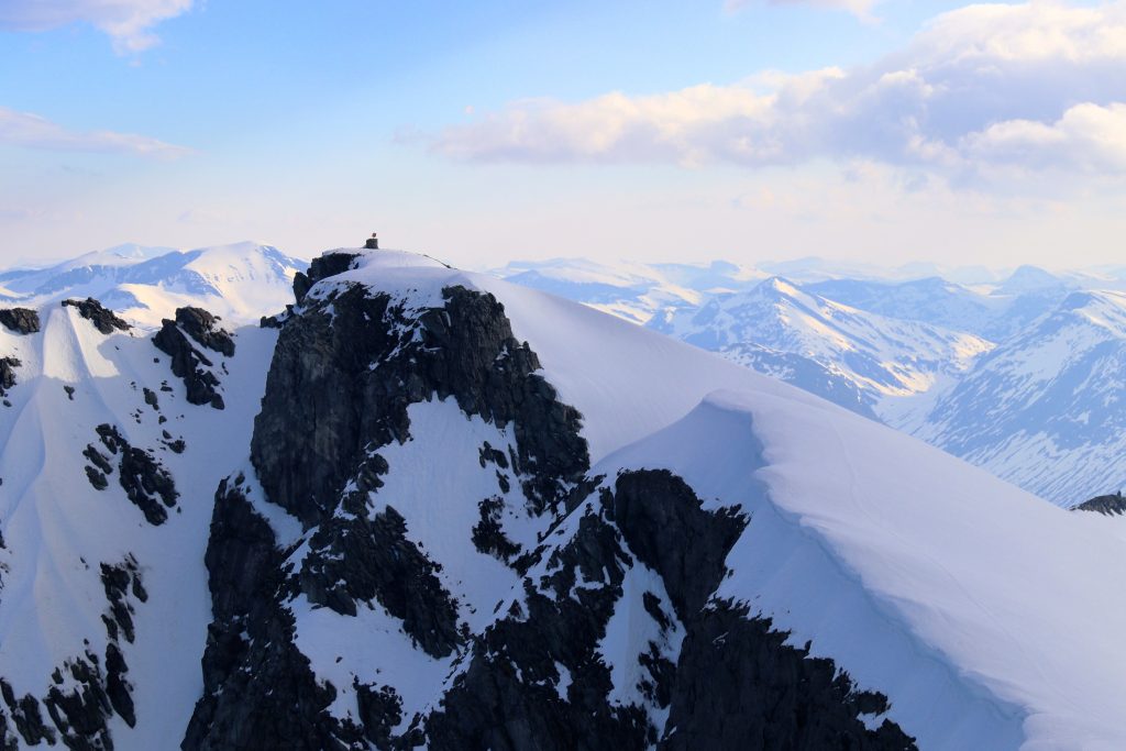 Toppen av Stryneskåla (1.848 moh)