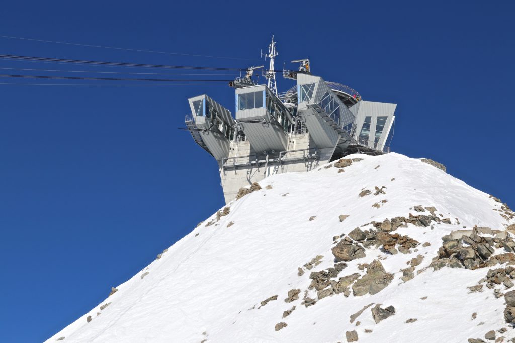Den nye kabelbanen Skyway Monte Bianco er den Italienske kabelbanen opp i Mont Blanc-massivet.
