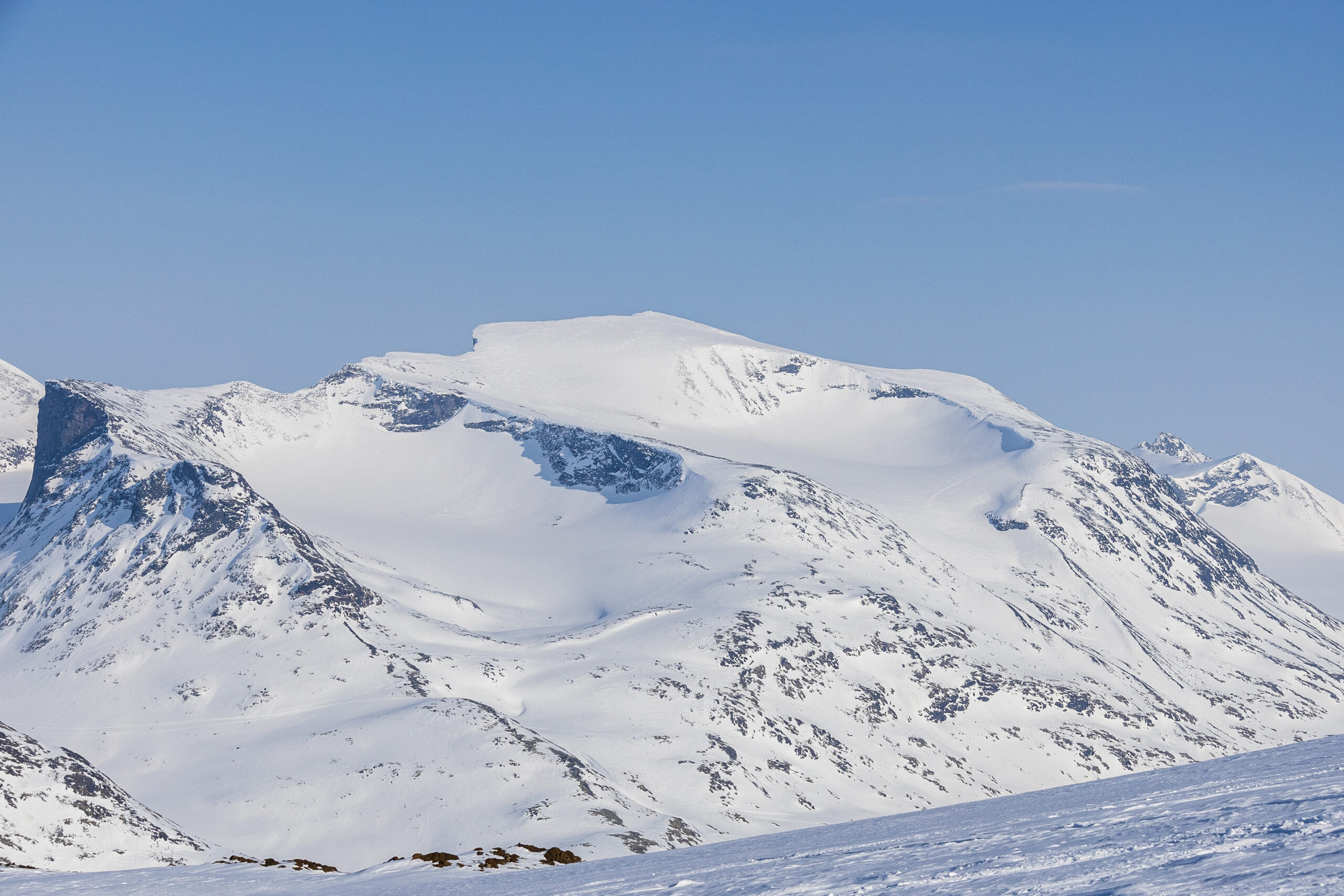 Bukkehøe-massivet sett fra Loftet.