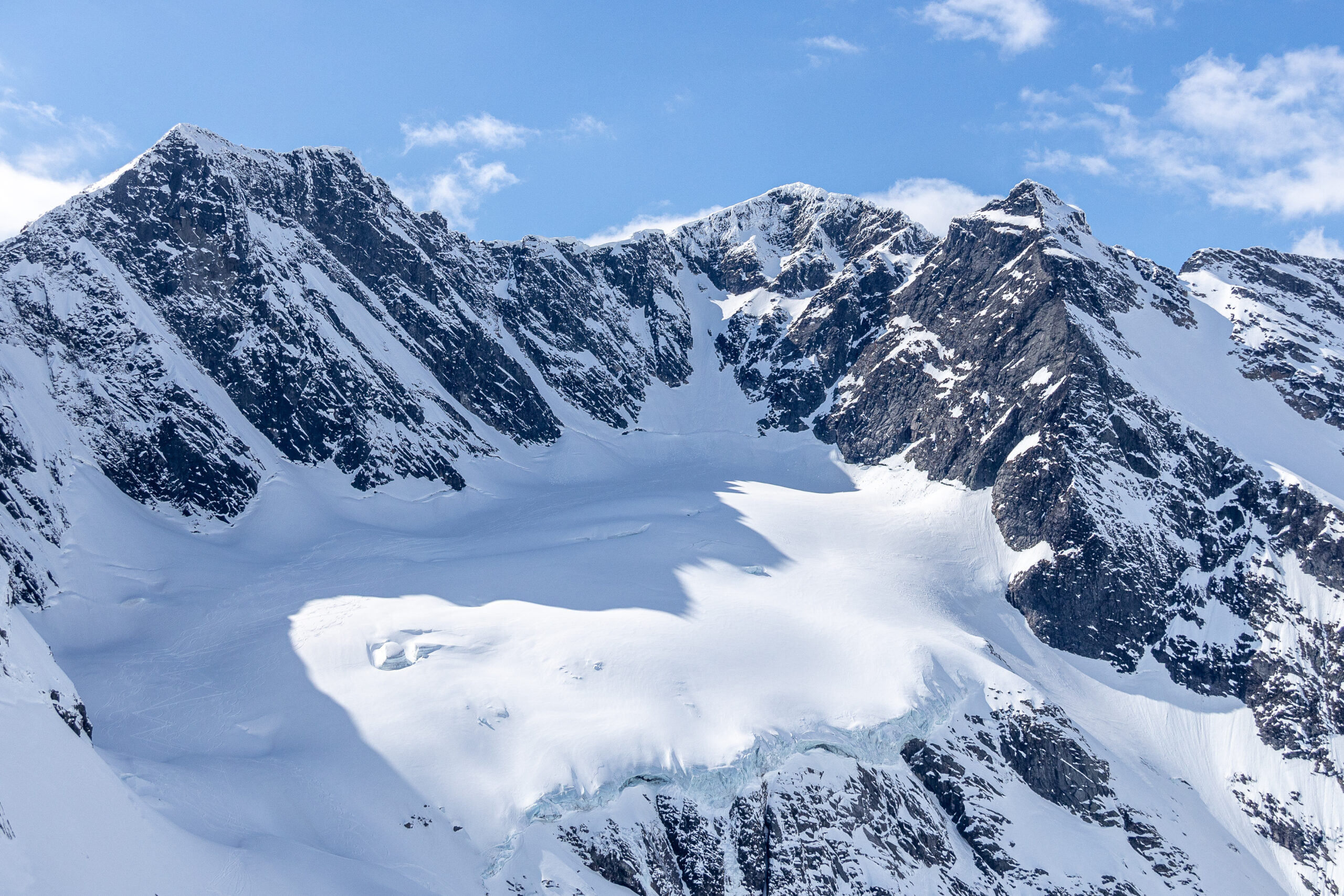 Ringsbreen under Soleibotntindene.