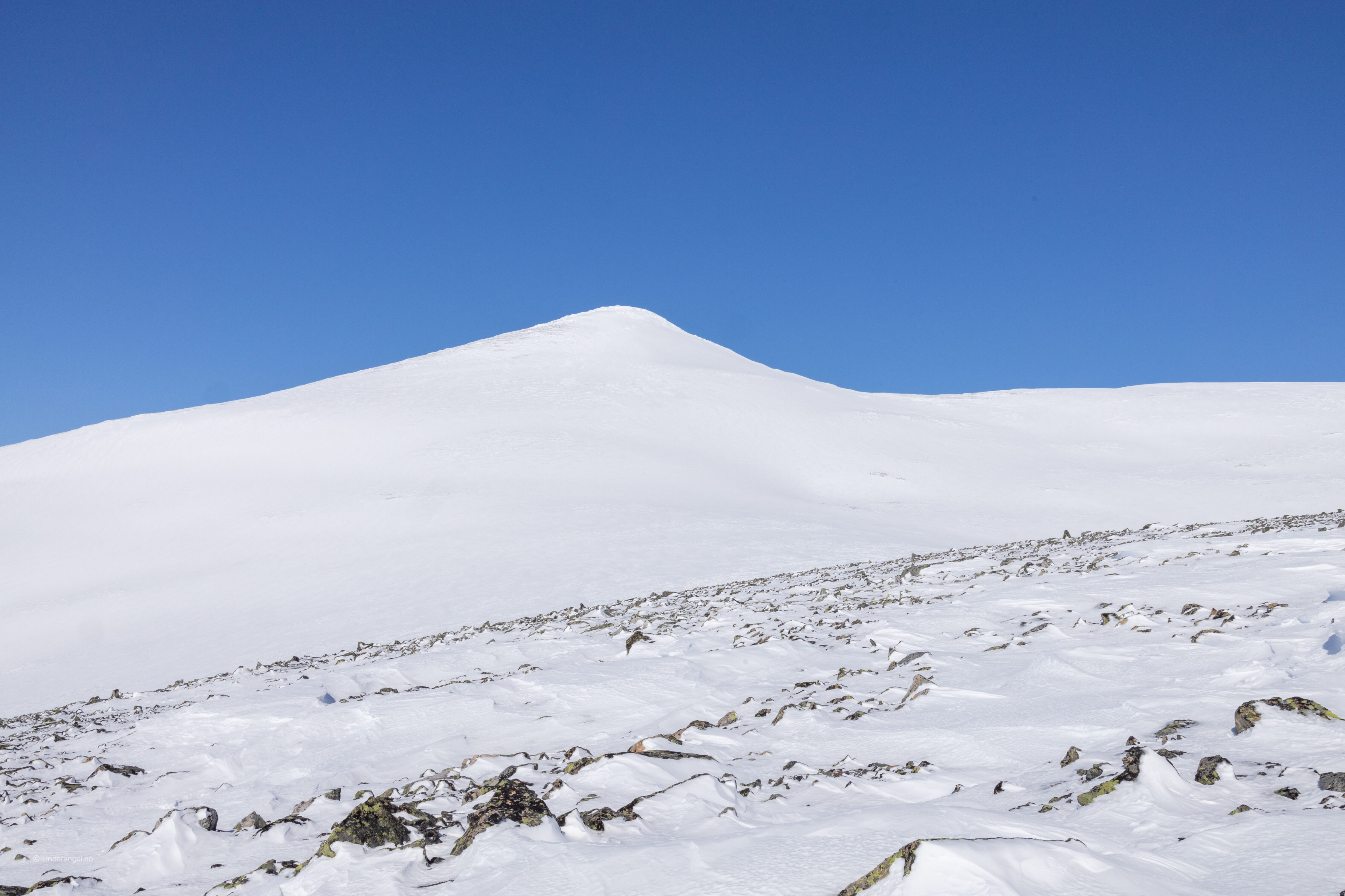 Nautgardstinden sett fra sørøst.