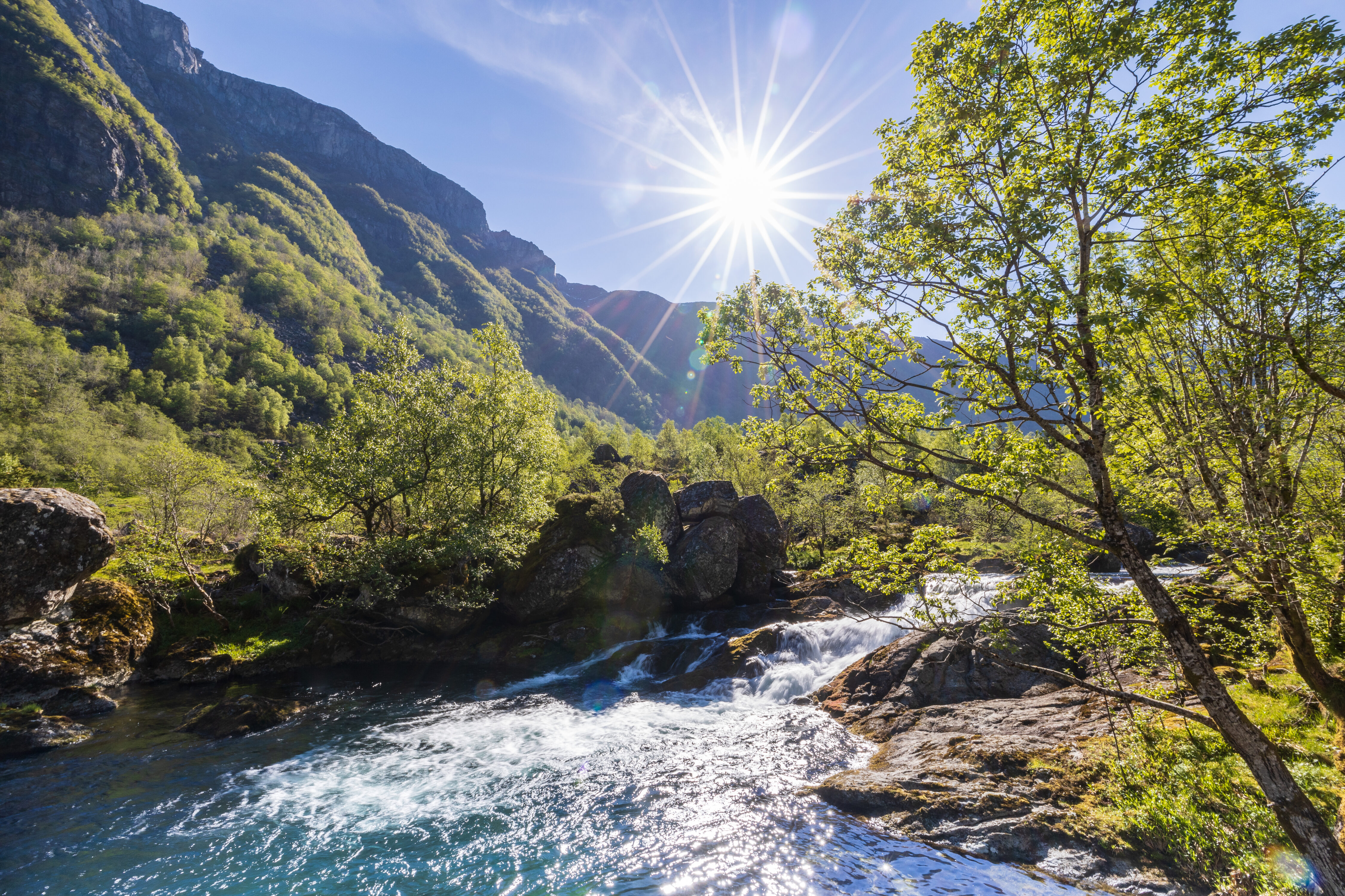 Riktig så idyllisk i Bondhusdalen.