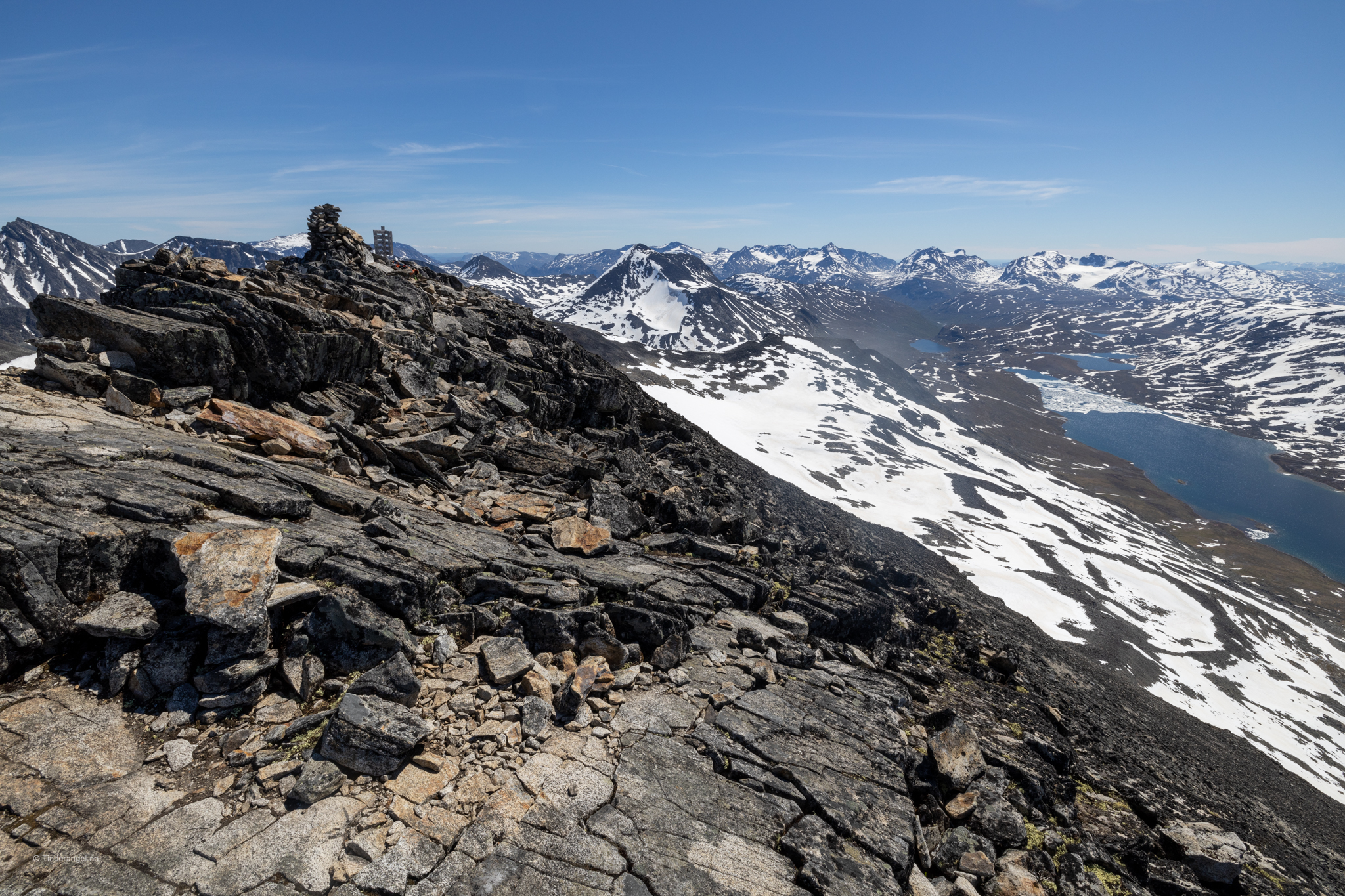 Visbretinden midt i Jotunheimen.