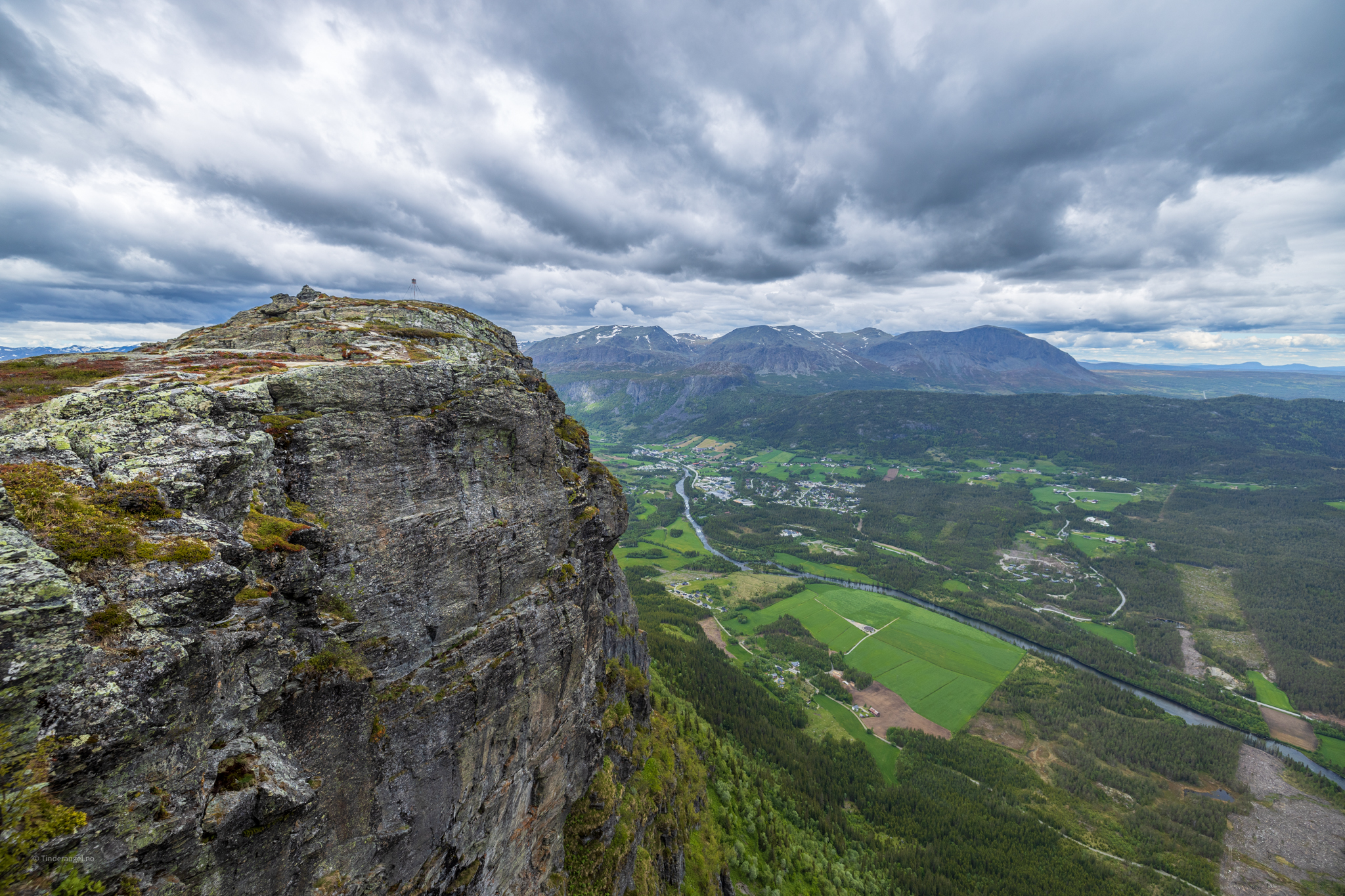 Veslehorn med Hemsedal i bakgrunnen.