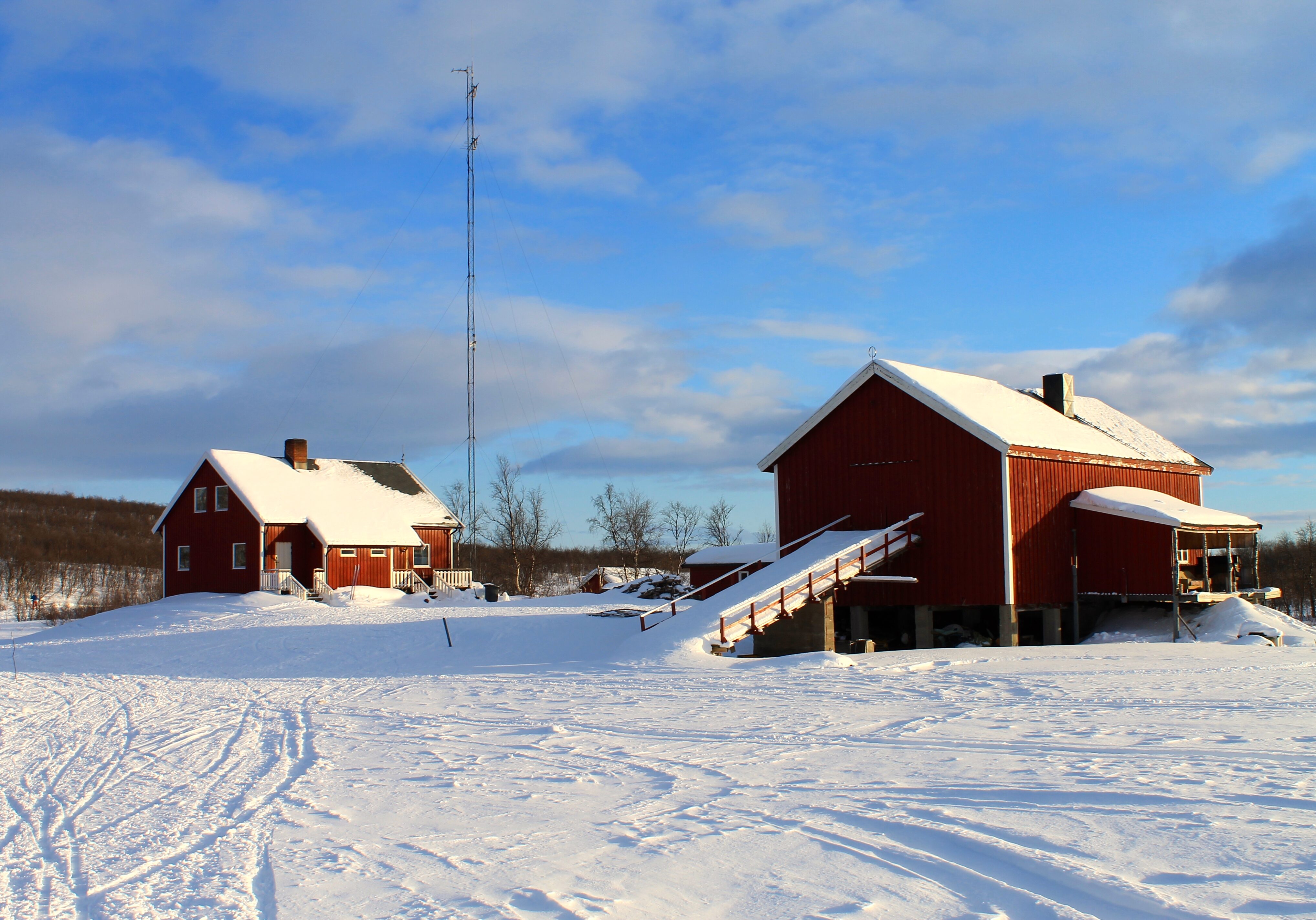 Ravnastua er den siste statlige turishytta på turen over Finnmarksvidda mot Karasjok.