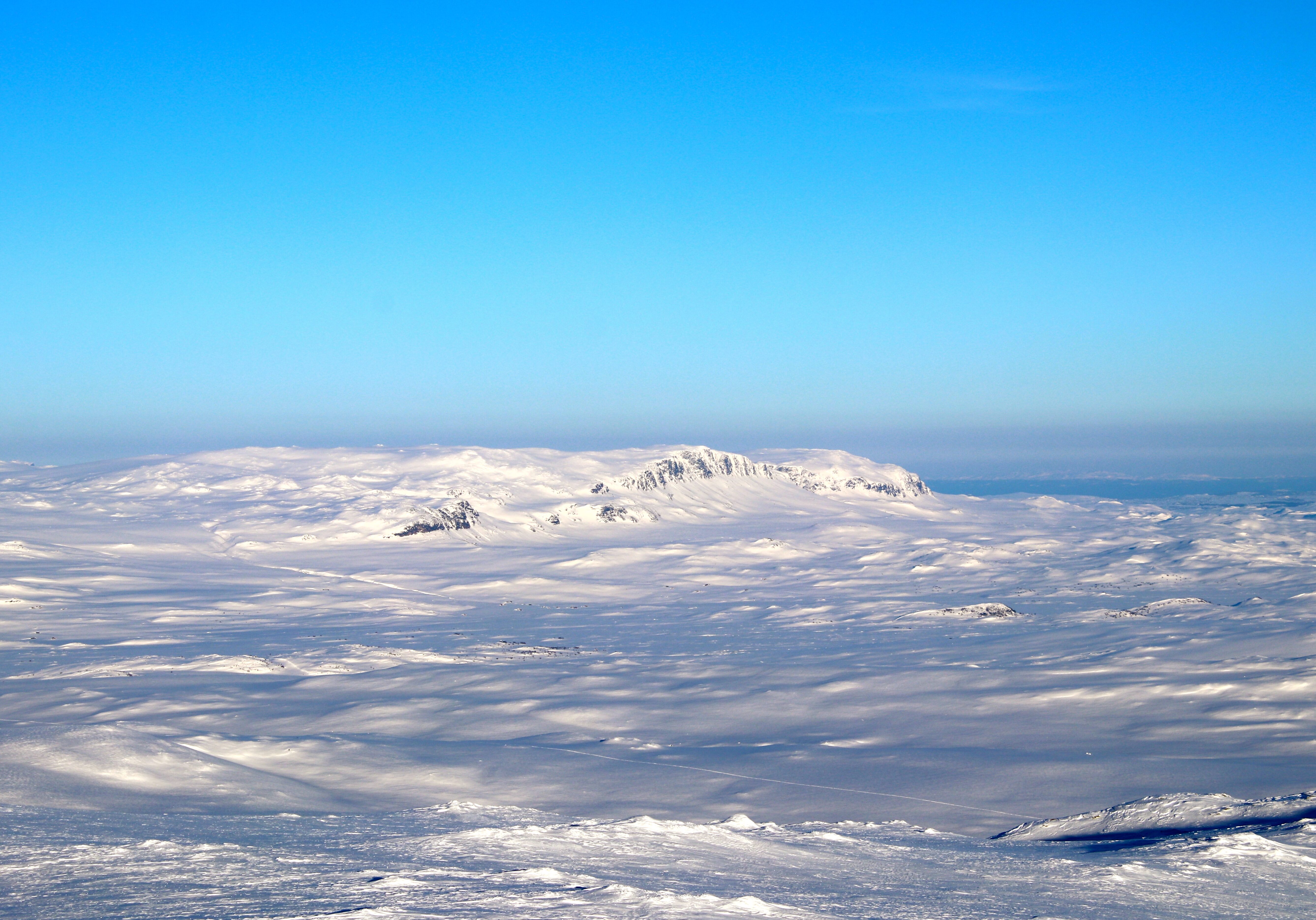 Reinskarvet (1.791 moh) sett fra Blåbergi.