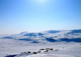 Hardangerjøkulen er en flott skitur på våren.