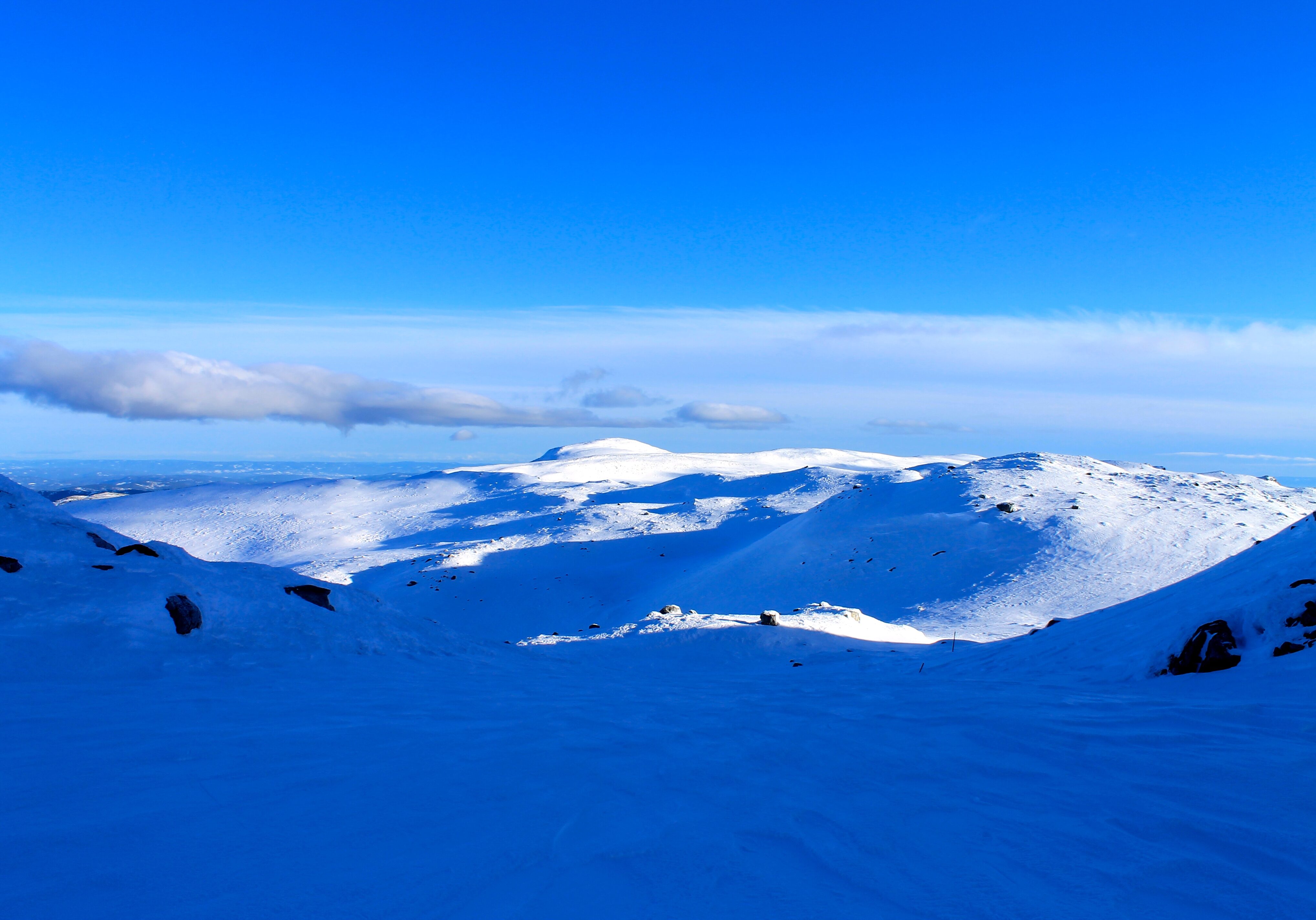 Høgevarde og Norefjellsryggen sett fra Gråfjell.