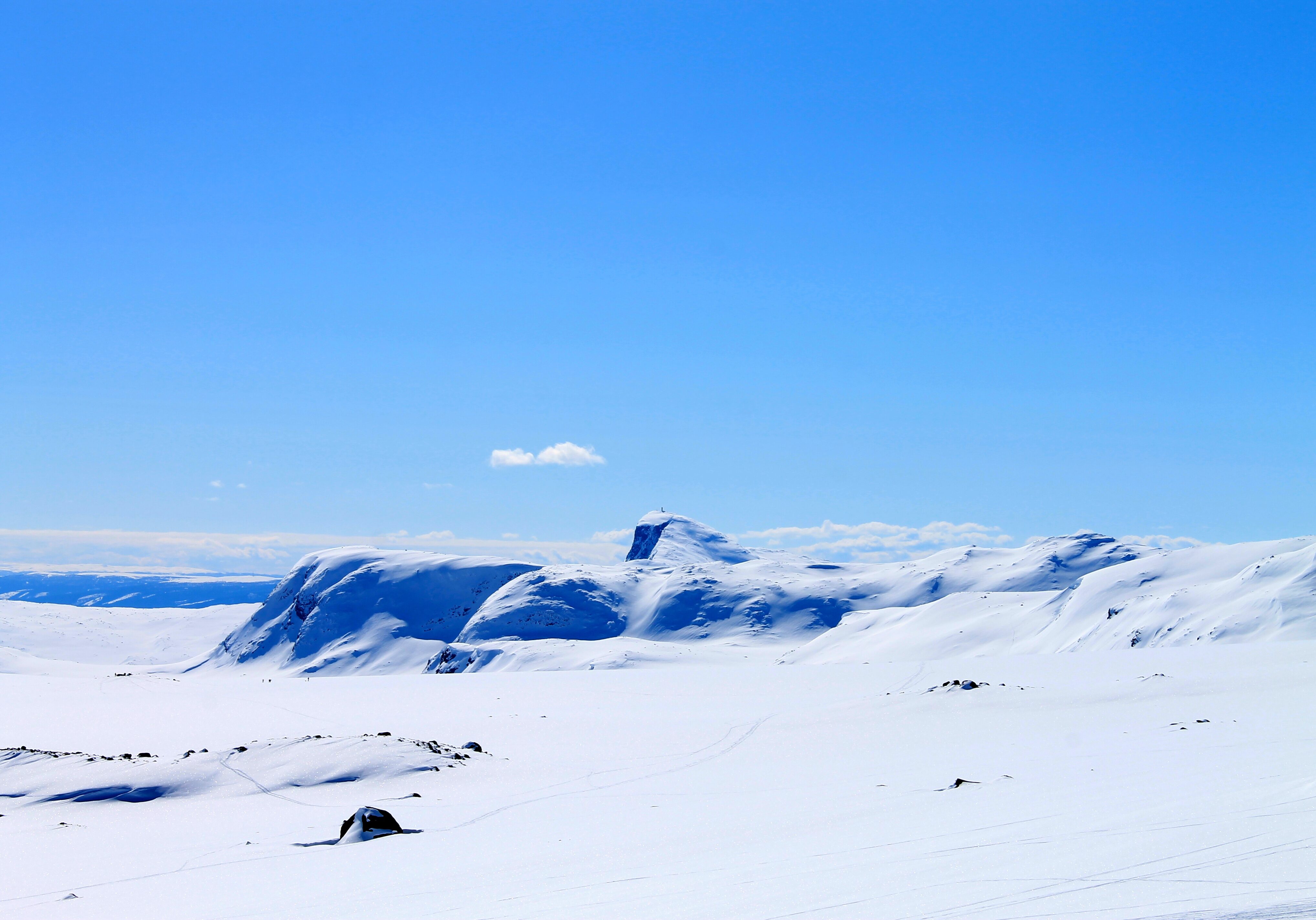 Bitihorn er en markant topp. Her sett fra Valdresflye.