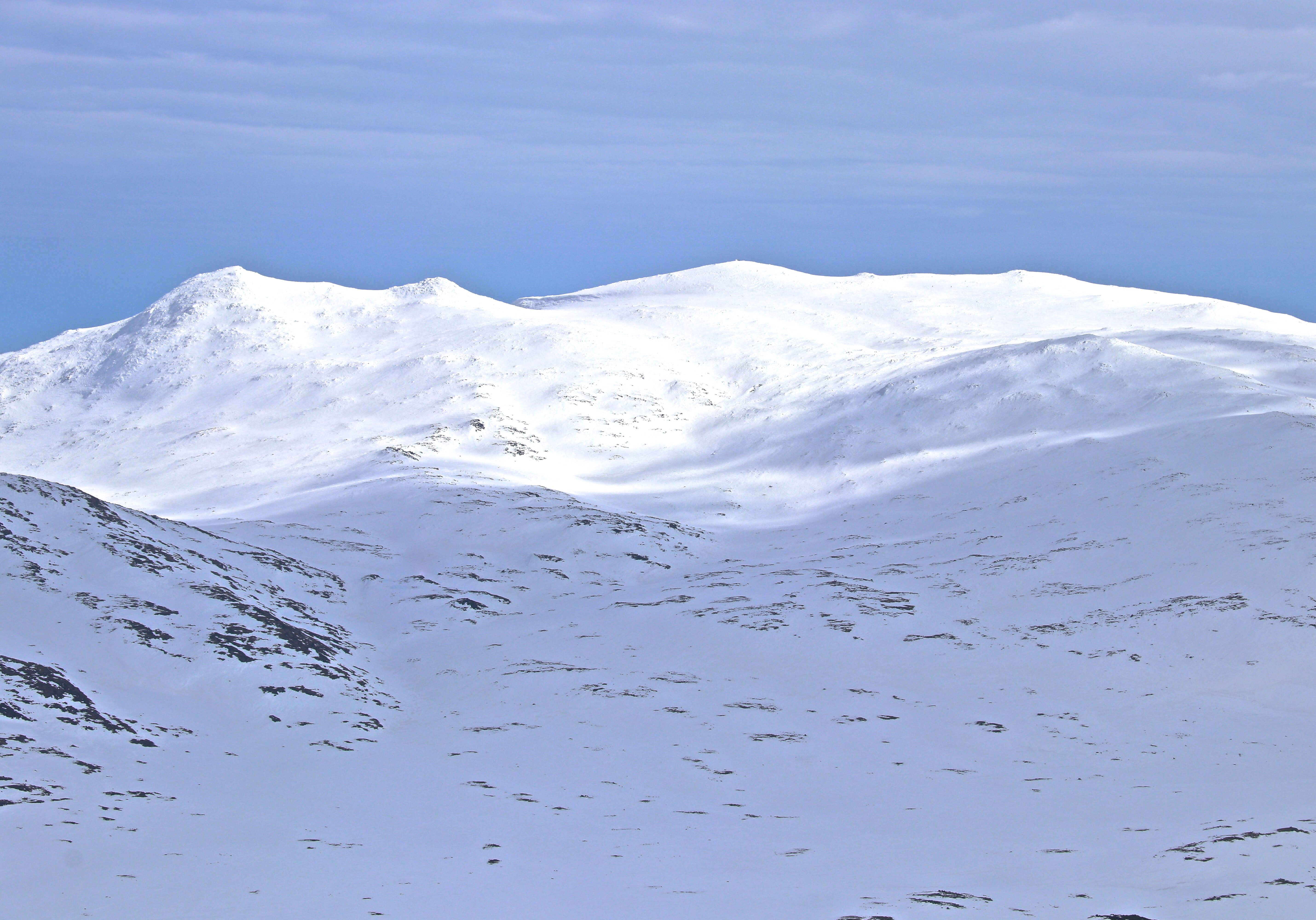 Høgeloft (1.921 moh) er det høyeste fjellet på Filefjell. Her sett fra Bleia.