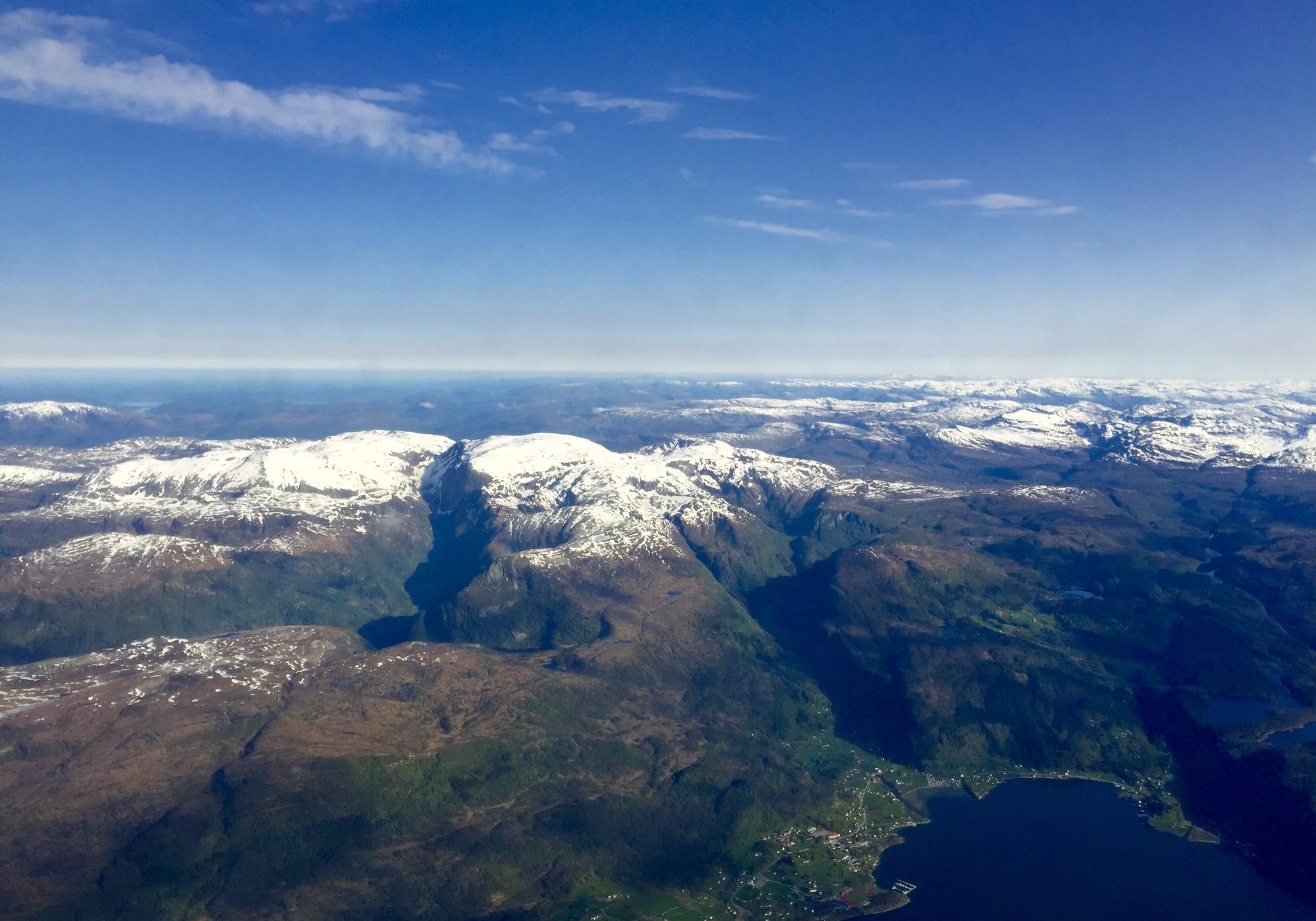 Tveitakvitingen sett fra luften i sør.
