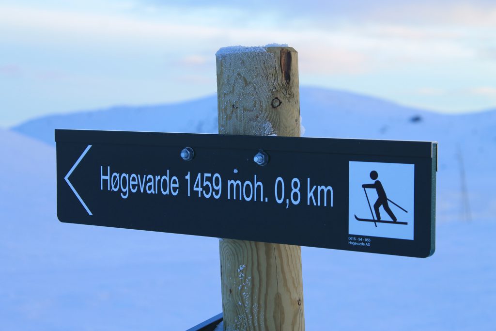 Høgevarde 1.459 moh.